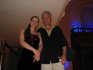 After a masterclass with Maestro Pinchas Zukerman             